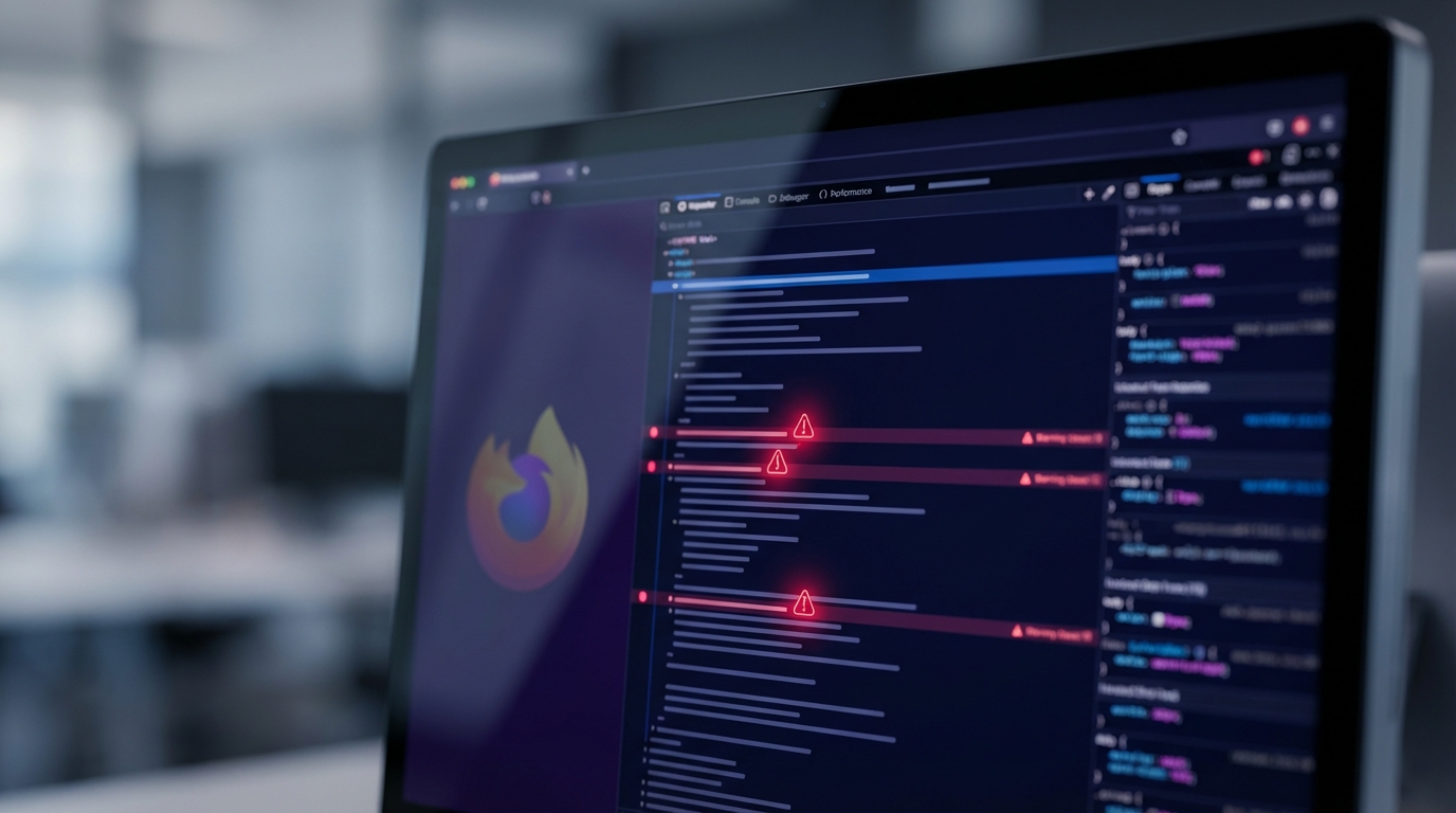 브라우저 보안 취약점 분석 이미지, AI generated