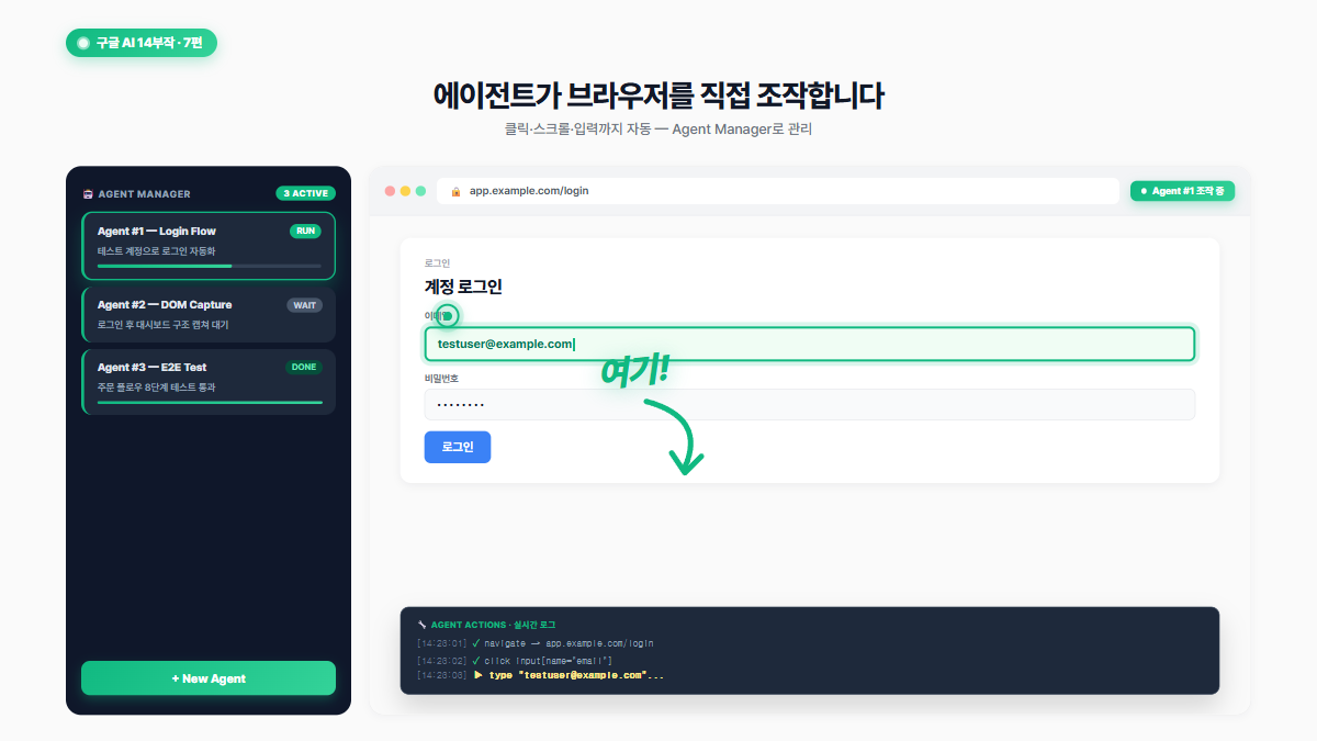 구글 AI 14부작 인터페이스 재현 이미지