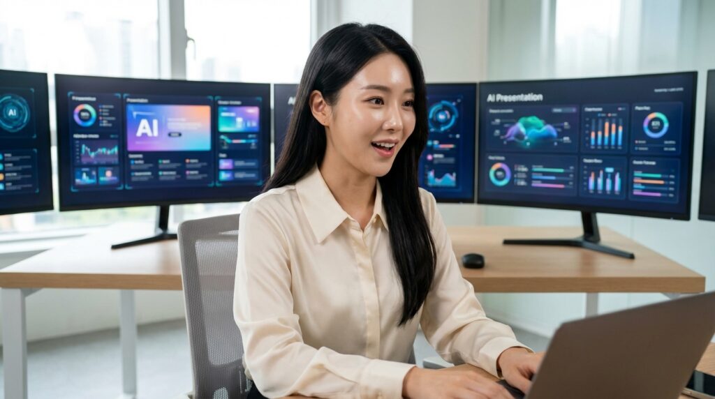 AI generated 이미지 — 감마 AI 썸네일