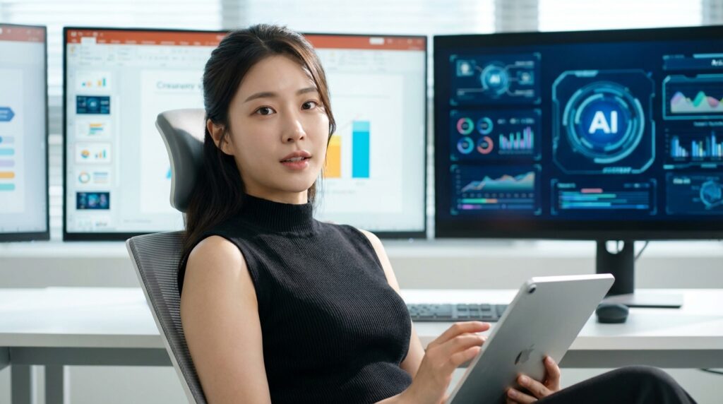 AI generated 이미지 — 본문 관련 인물 시각화