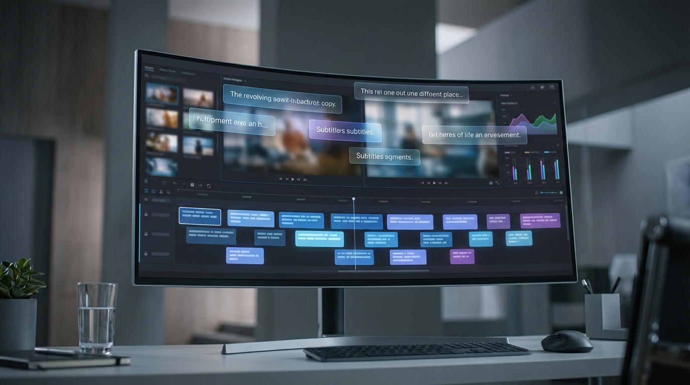 Vrew 텍스트 기반 영상 편집 워크스페이스, AI generated