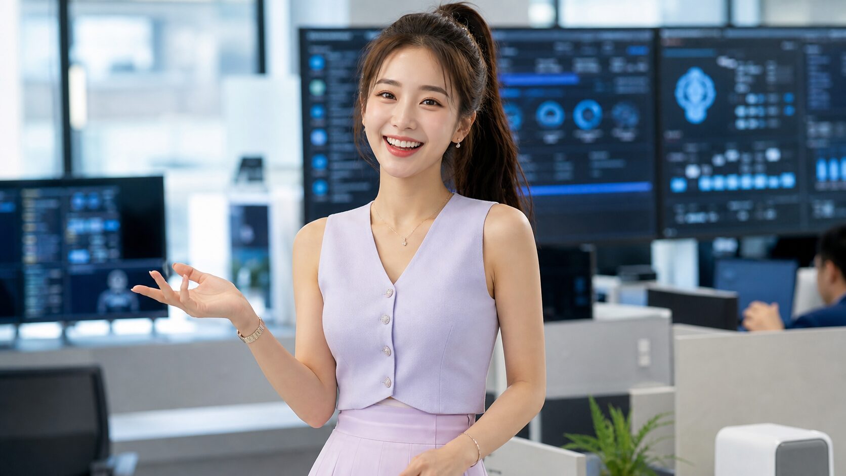 회의 후 이메일과 일정을 정리하는 직장인 여성, AI generated